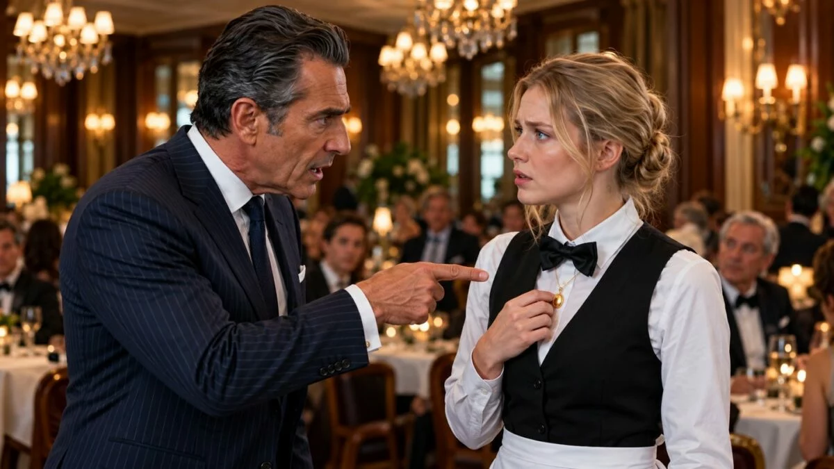 Alexandre accuse Léa à tort au restaurant.